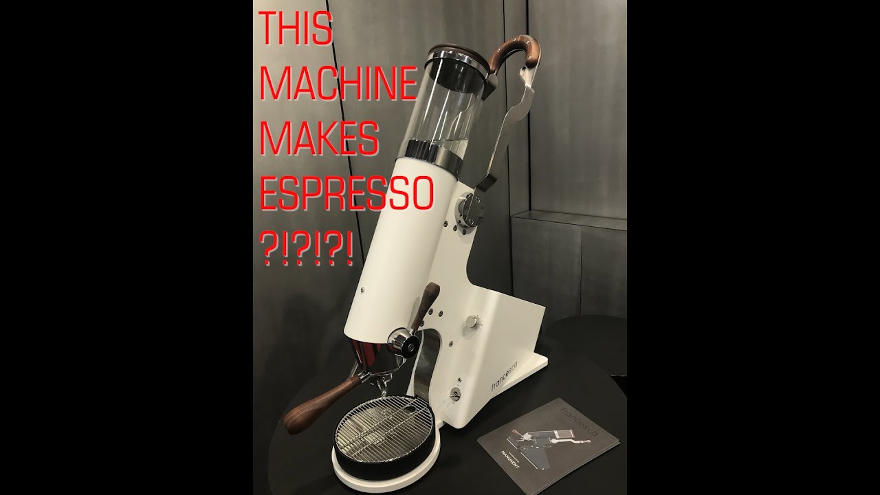 Espresso extraction on Manument Leva Machine Francesca