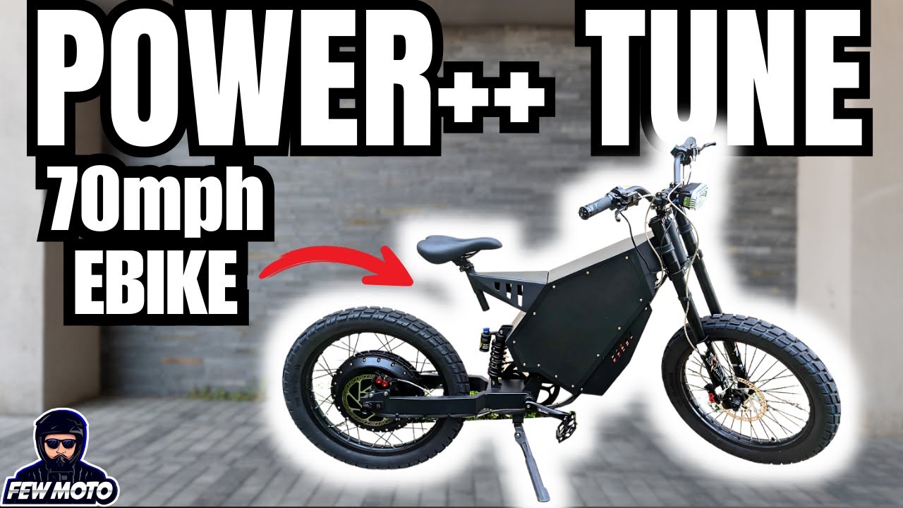 Retuned My Stealth Bomber Electric Bike – FASTER Acceleration!
