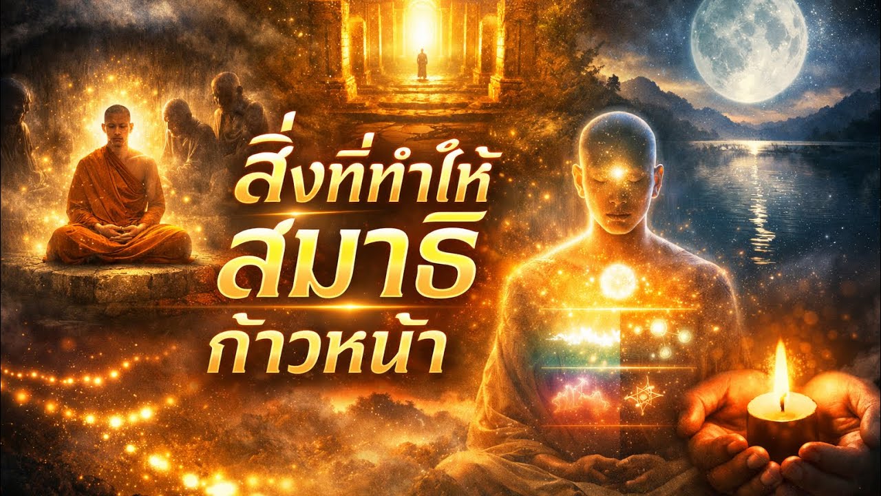 สิ่งที่ทำให้สมาธิก้าวหน้า: ตัดนิวรณ์ 5 ด้วยสัมมัปปธาน 4 และสติปัฏฐาน 4 (เริ่มใหม่ให้ถูกทาง)