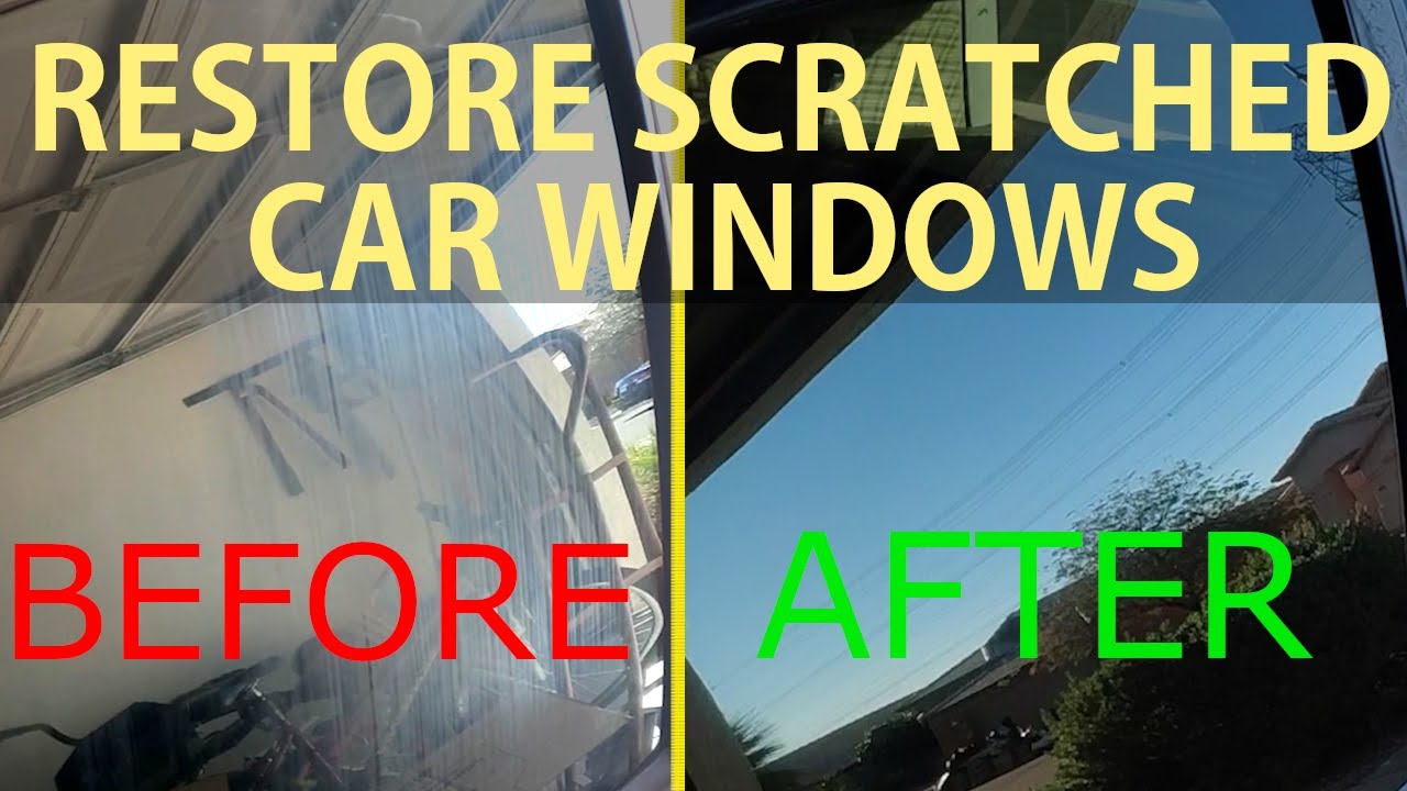 DIY - Restore Scratched Car Windows - Fix hazy car window - Level : Beginner
