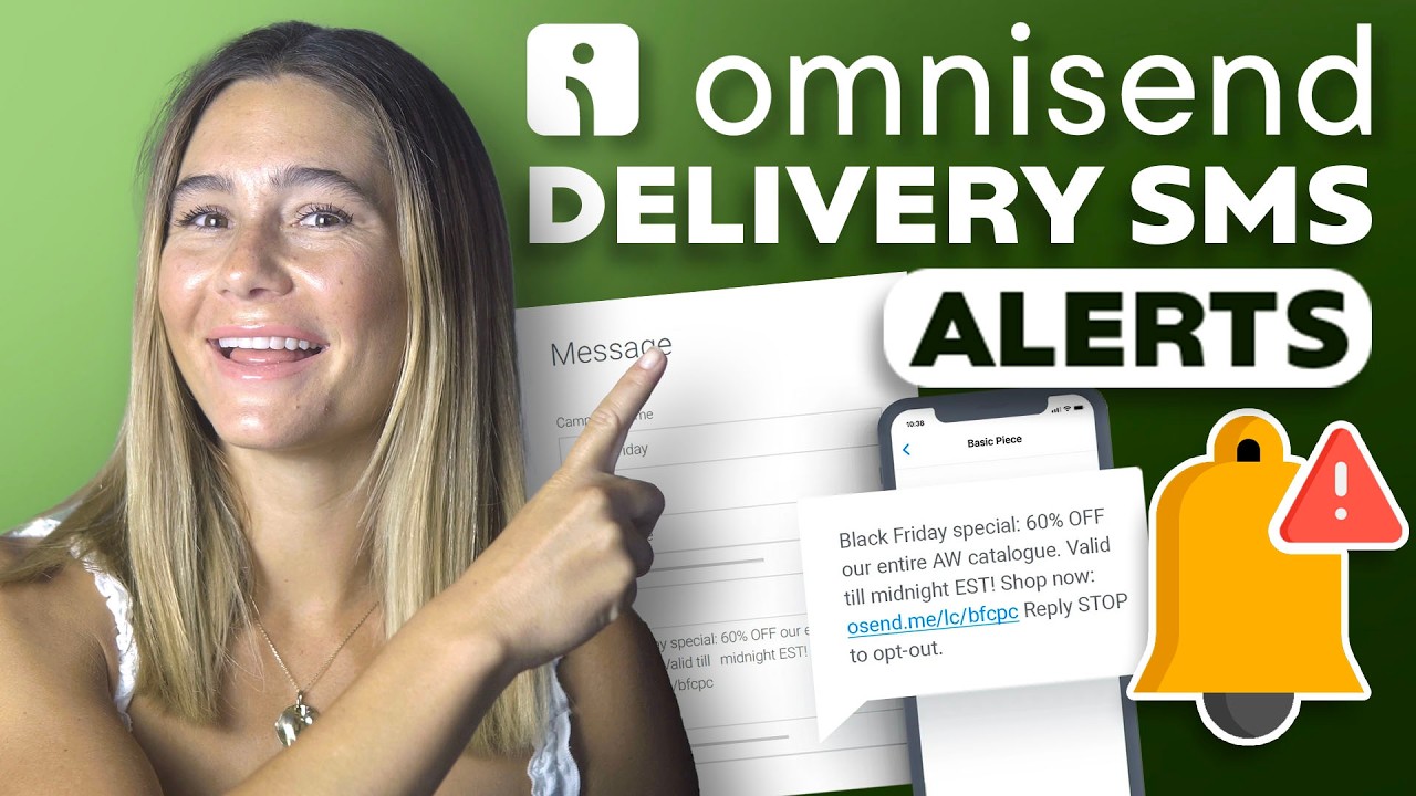 Учебное пособие по SMS-маркетингу Omnisend: распродажи, поступление товаров на склад и обновления...