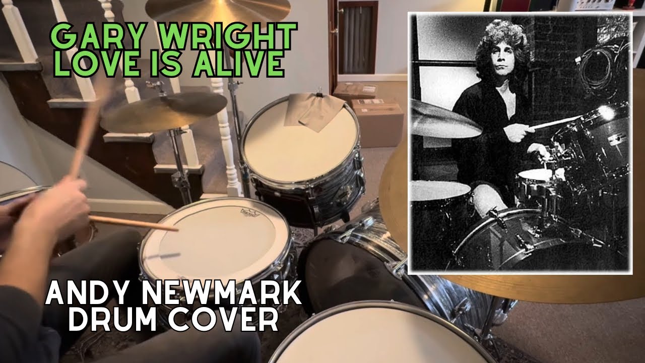 Andy Newmark “Love Is Alive” Gary Wright - Drum Cover