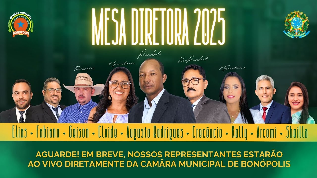 Sessão ordinária da Câmara Municipal de Bonópolis | 21-10-2025