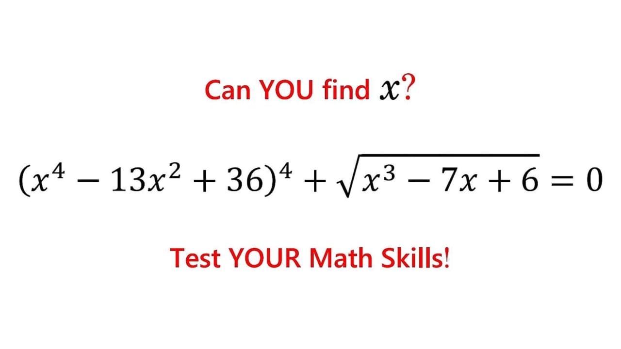 This Equation Looks Impossible Until You Notice One Thing