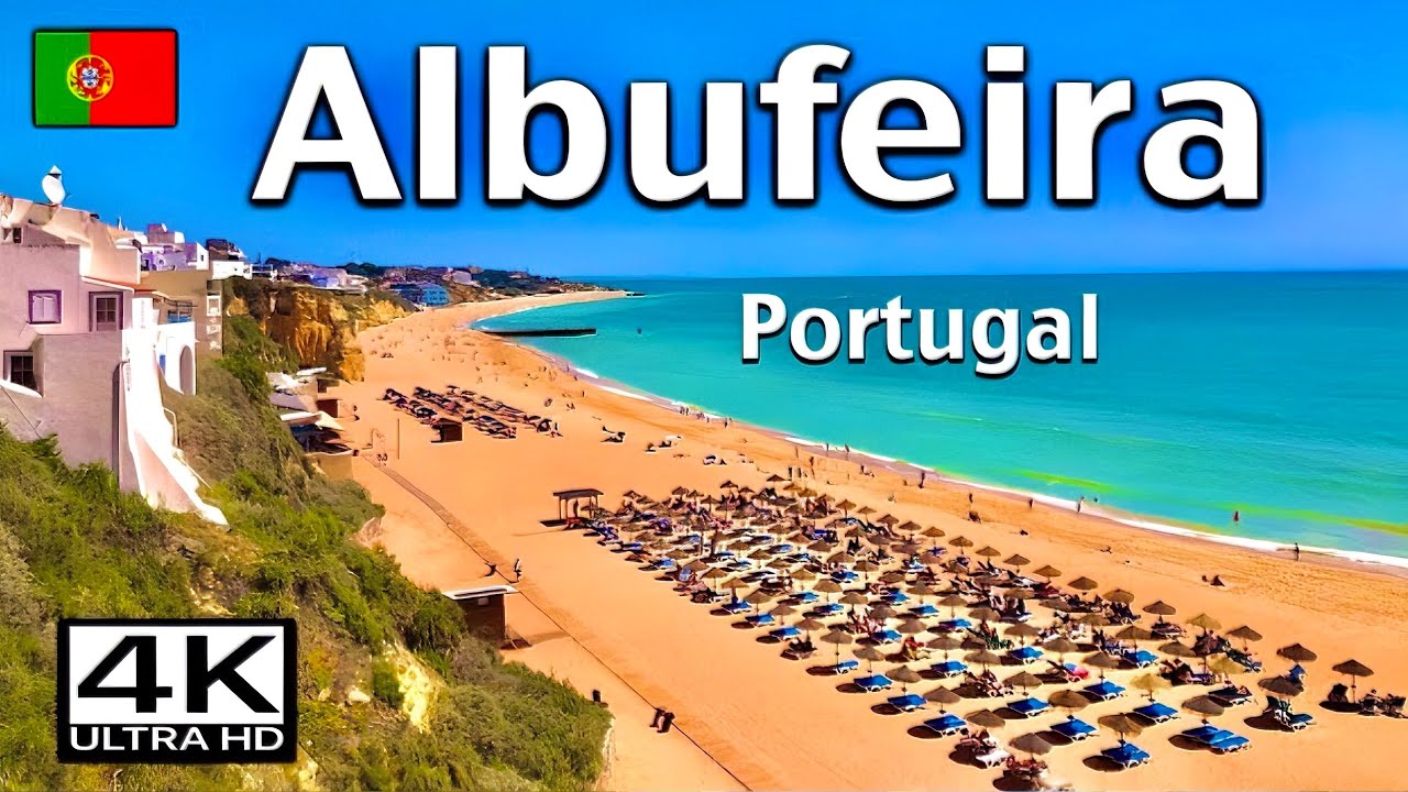 Albufeira, Portugal Walking Tour (4K Ultra HD)
