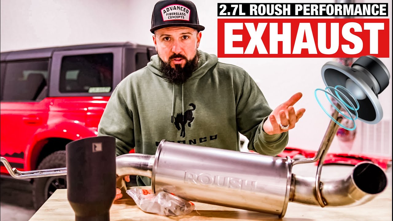 FORD BRONCO Roush Axle звук выхлопа сзади 2.7L