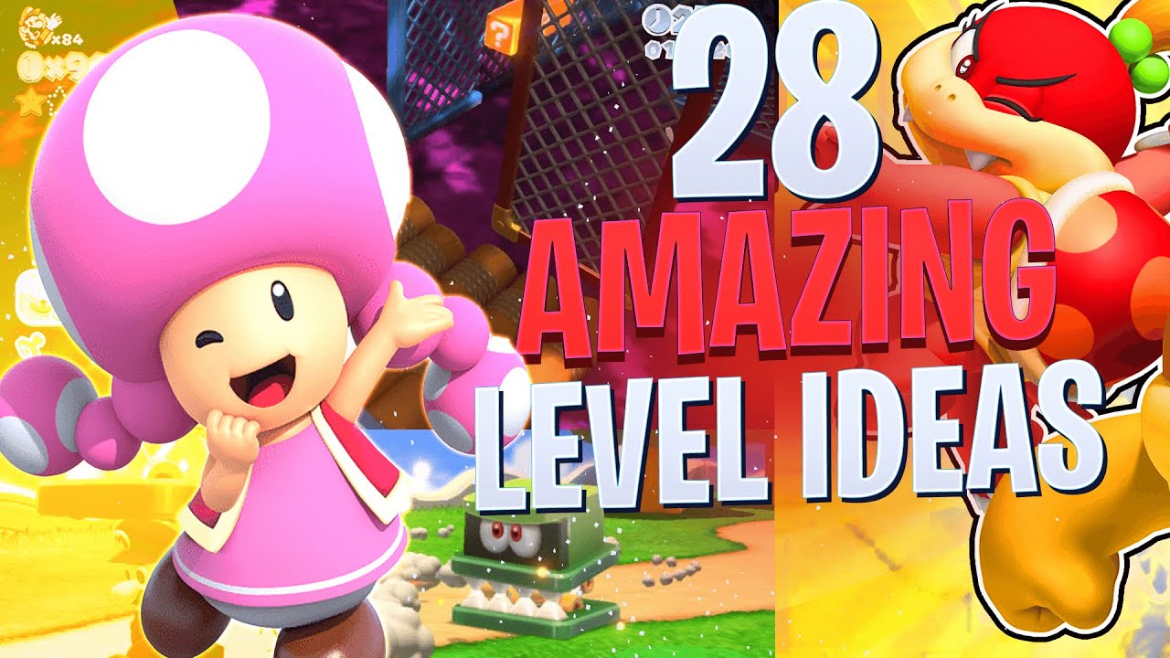 28 Amazing Level Ideas for Super Mario Maker 2!