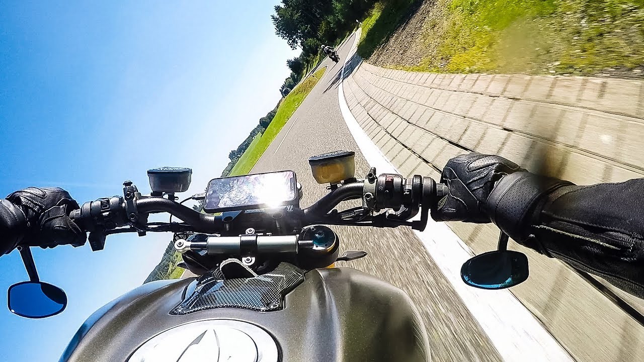 Ducati Streetfighter 1098S riding (pure sound)