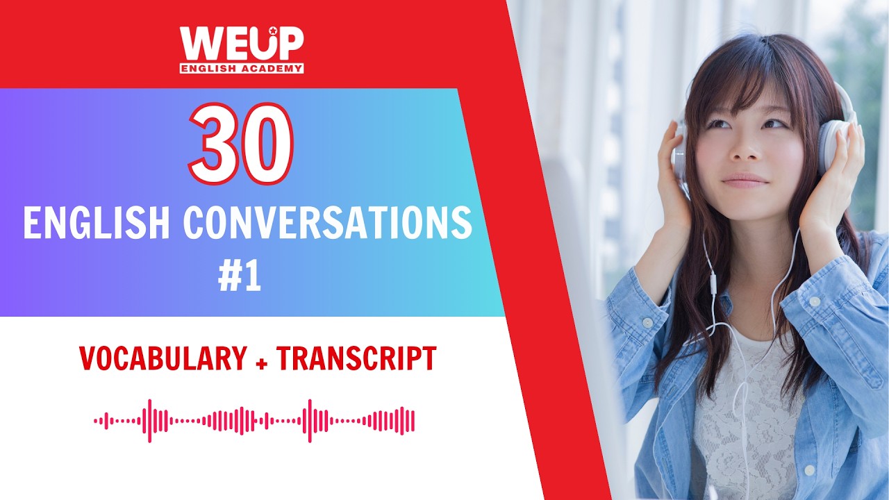 🎧 30 DAILY ENGLISH CONVERSATIONS with 3-step Practice | Toeic Listening