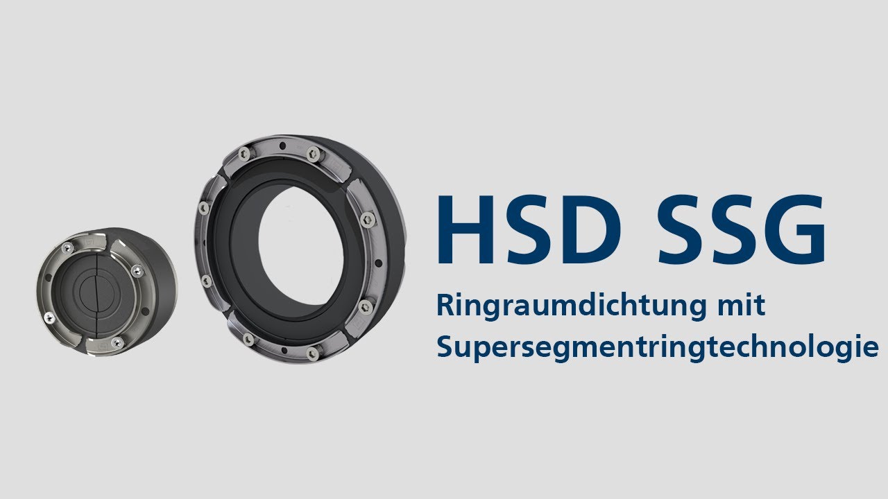 Montage Ringraumdichtung HSD SSG