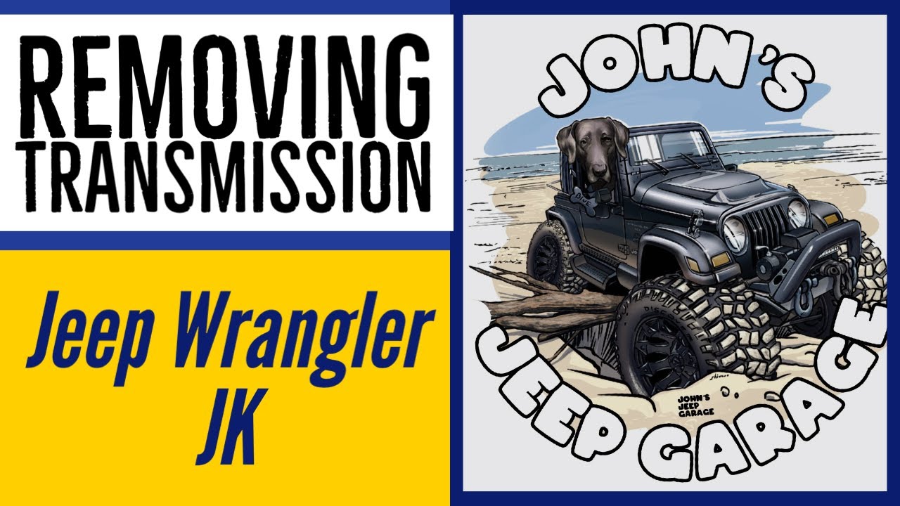 How to Remove a Jeep Wrangler JK Transmission 2012 - 2018 - NAG 1 (W5A580)