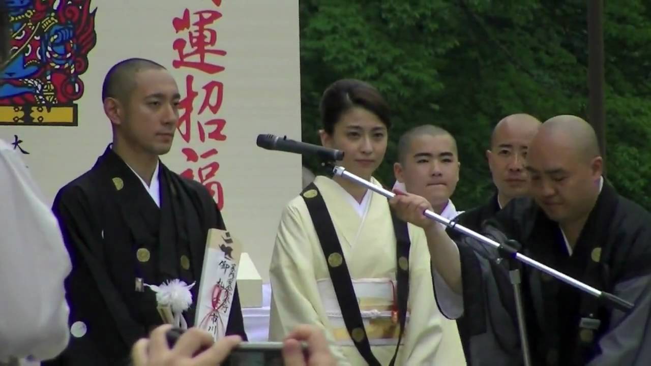 市川海老蔵丈＆麻央さん成田山ご結婚奉告2010年7月9日
