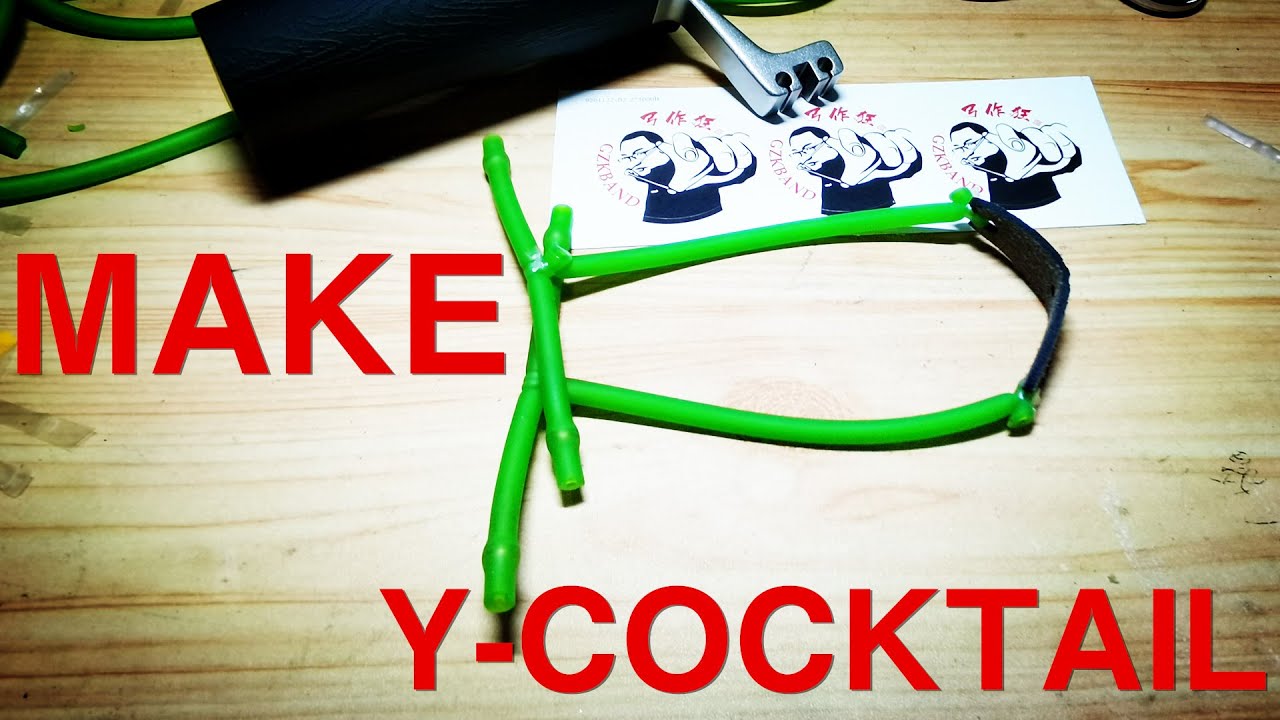 The making of Y-cocktail tubeset