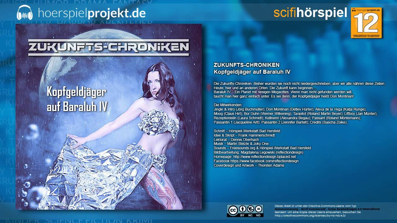 Zukunfts-Chroniken - Kopfgeldjäger auf Baraluh IV (Science Fiction / Hörspiel / Hörbuch / Komplett)