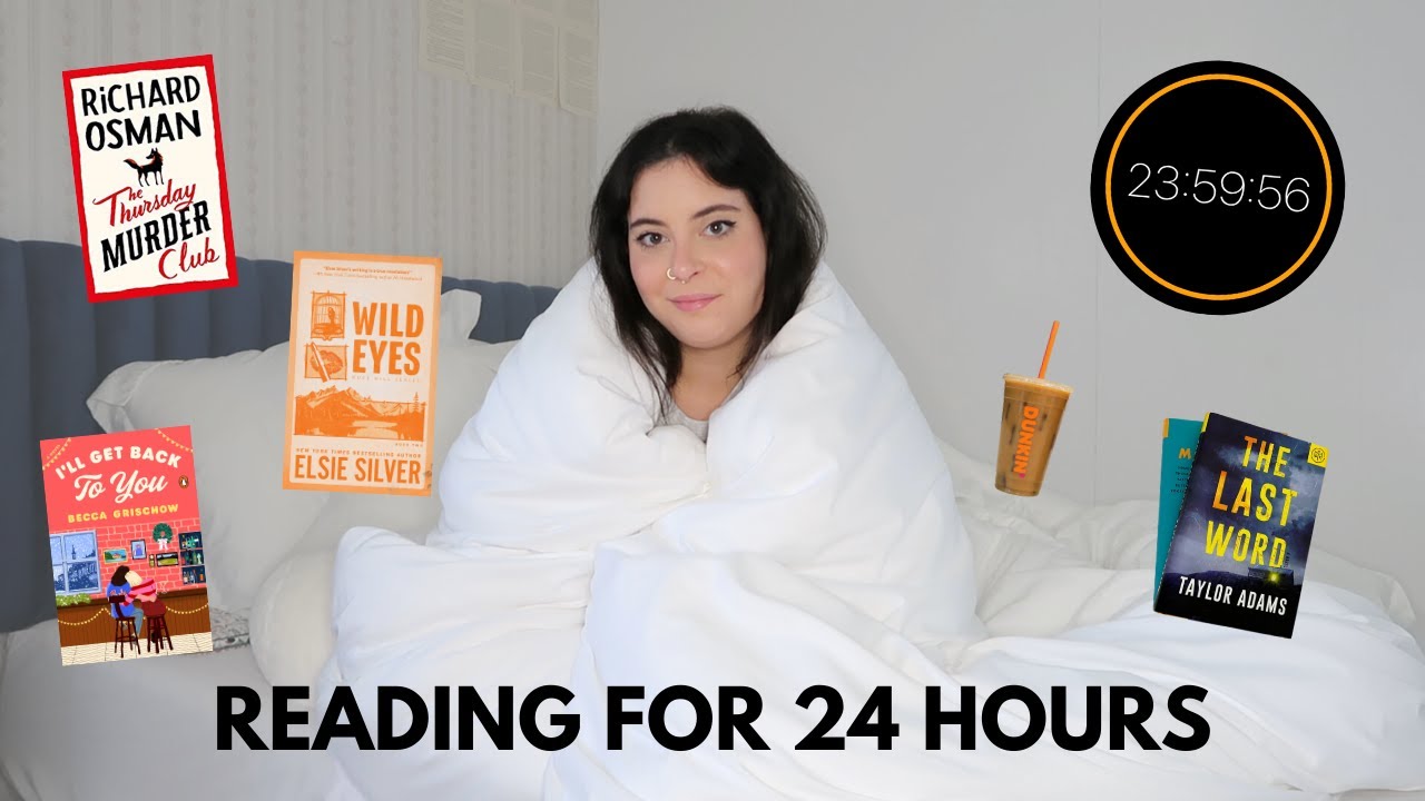 READING FOR 24 HOURS 🌟 (spoiler free reading vlog) *24 hour readathon*