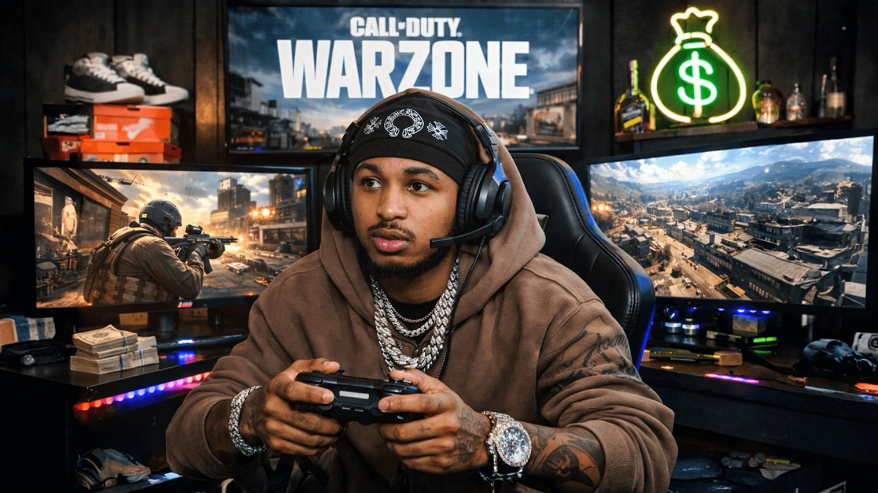 Rapper DDG Plays Resurgence Quads on Havens Hollow | Warzone Gameplay