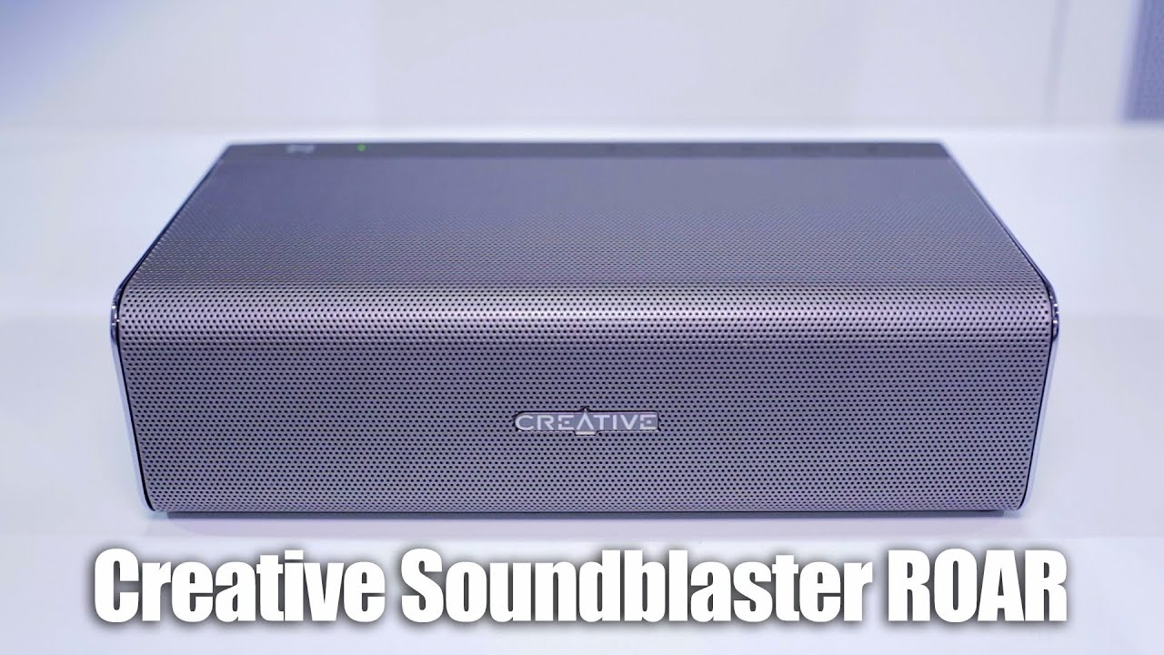 Creative CES 2014 - Soundblaster ROAR Bluetooth speaker