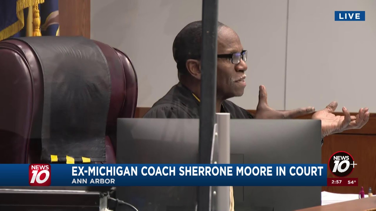 WATCH LIVE: Ex-Michigan football coach Sherrone Moore makes court appearance