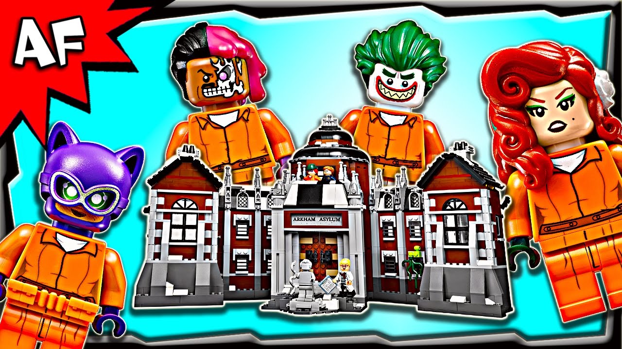 Lego Batman Movie ARKHAM ASYLUM 70912 Speed Build
