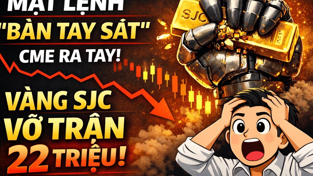 🔥 SJC VỠ TRẬN 22 TRIỆU: “BÀN TAY SẮT” CME RA TAY – BẪY GOM HAY SẬP THẬT?
