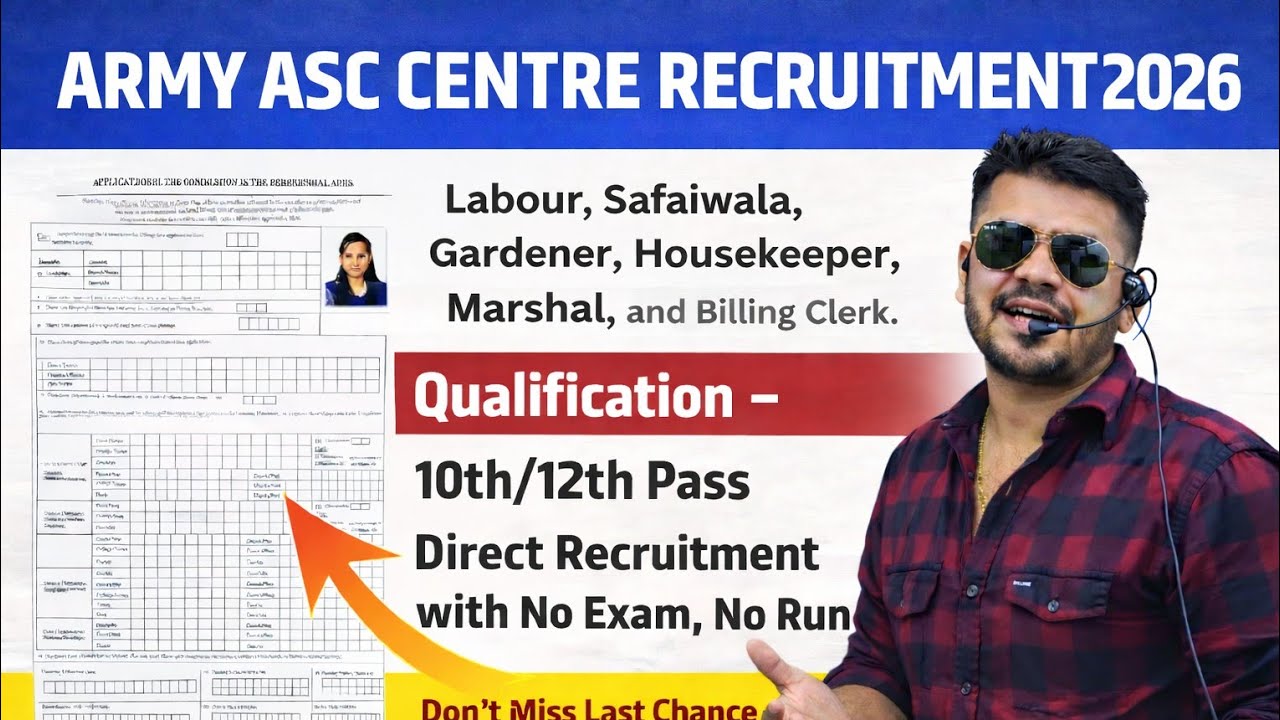 Indian Army Recruitment 2026 | No Physical No Exam | Direct Selection | Age 17&ndash;24