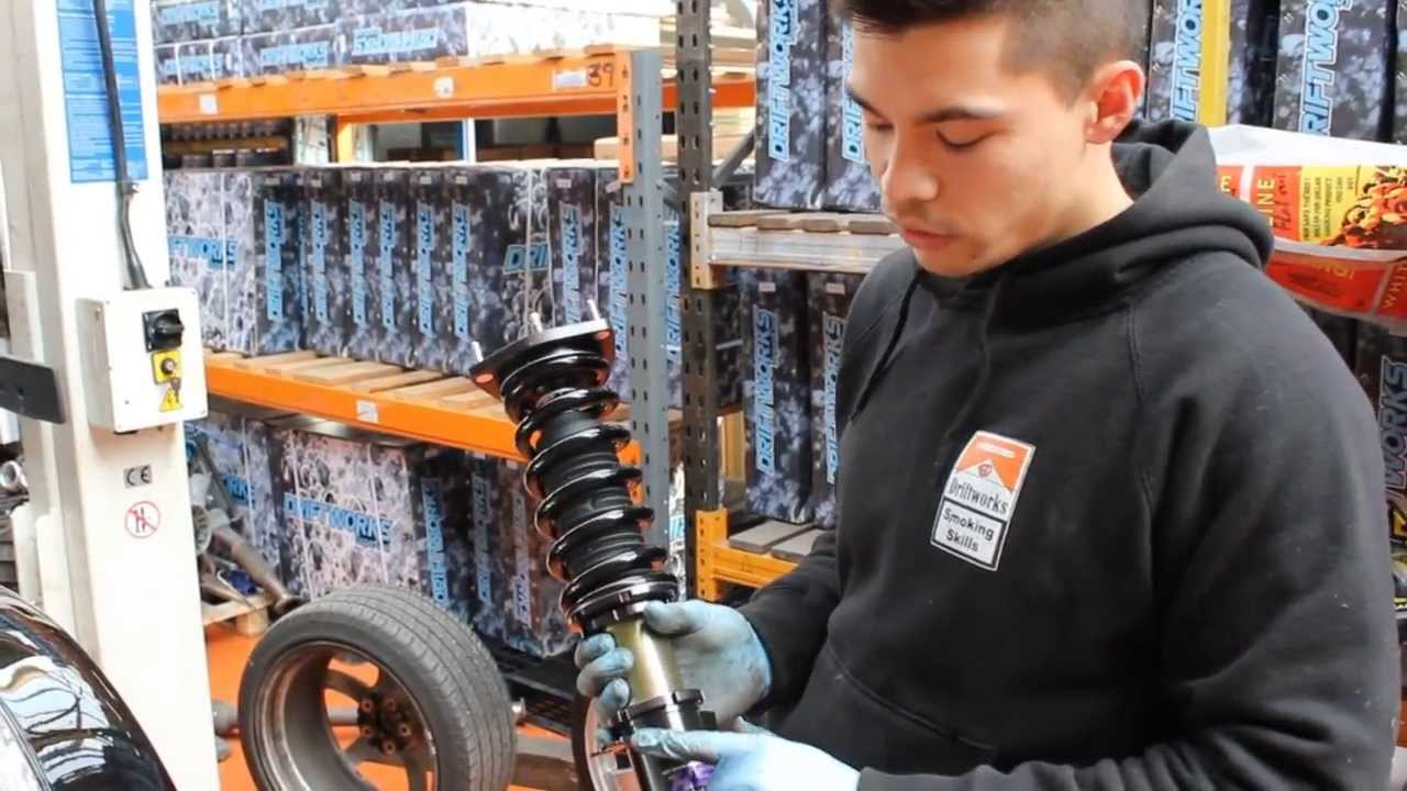 HSD Coilovers Nissan 350z Z33 coilover fitting guide