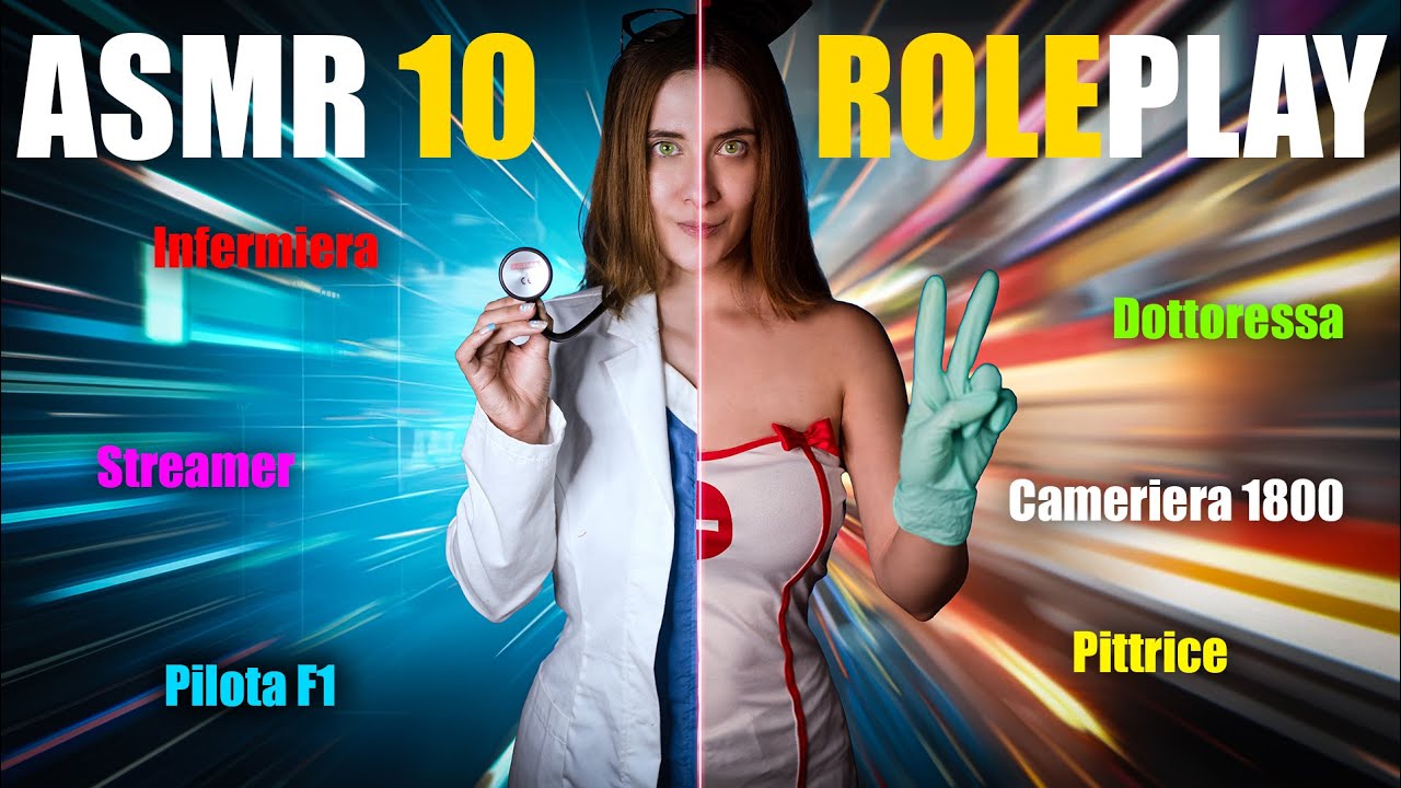 ASMR: 10 ROLEPLAY in 10 MINUTI - asmr veloce e aggressivo | Asmr Ita