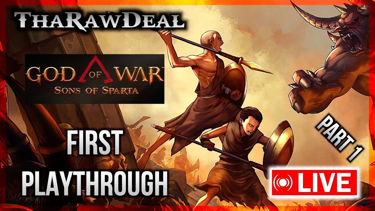 GOD OF WAR SONS OF SPARTA First Playthrough (Part 1) A Gift From The Gods!