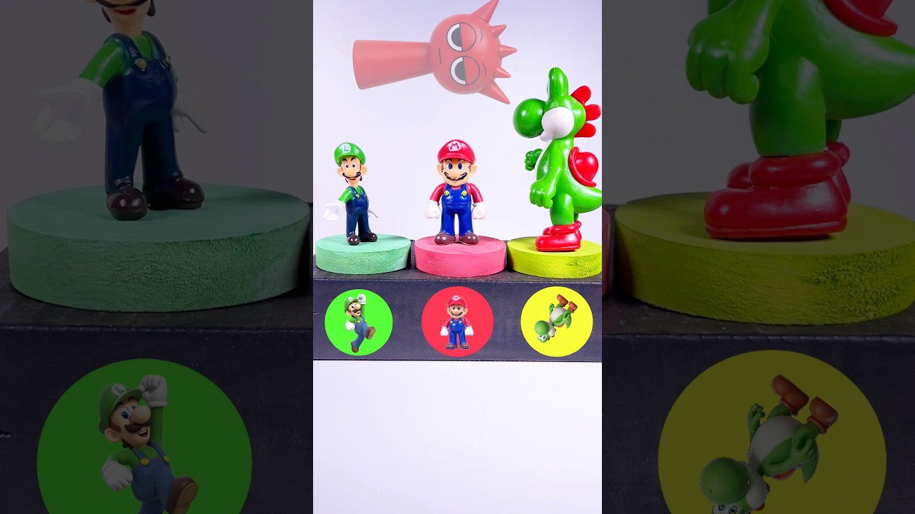 Satisfying Toys Collection With Luigi | Mario | Yoshi | ASMR Visual #toys #funny