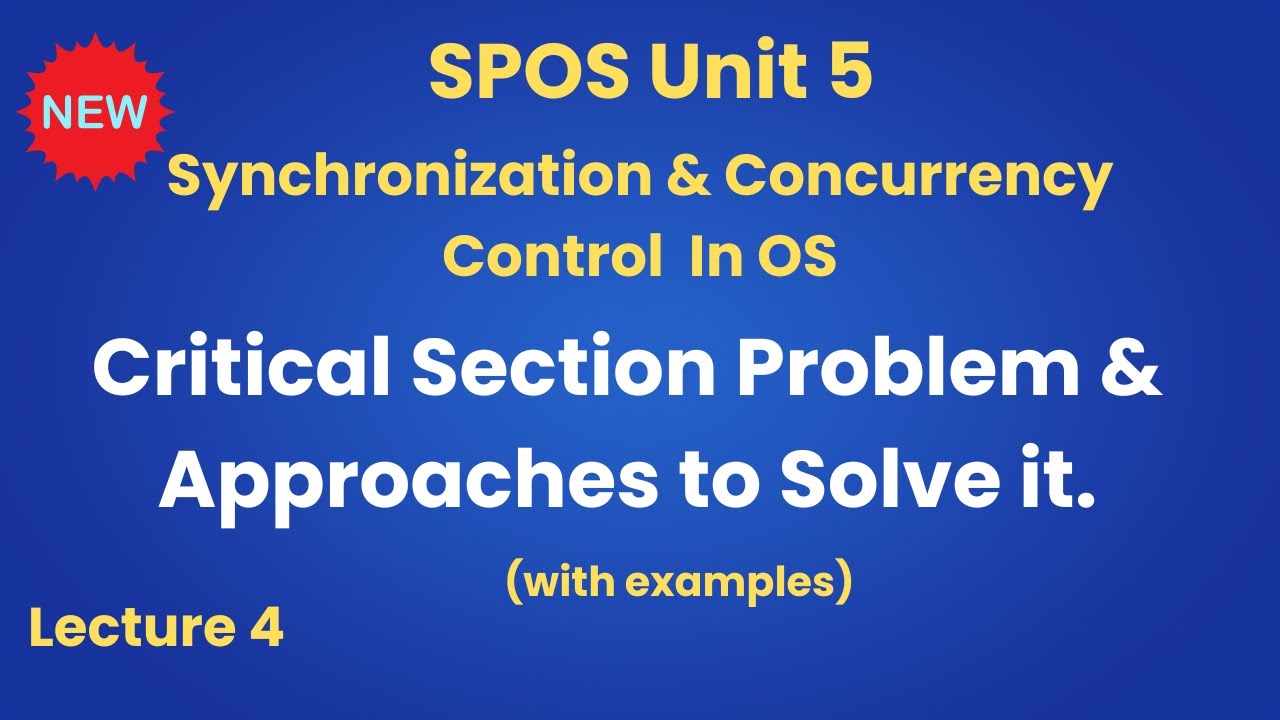 critical section problem | critical section problem in operating system