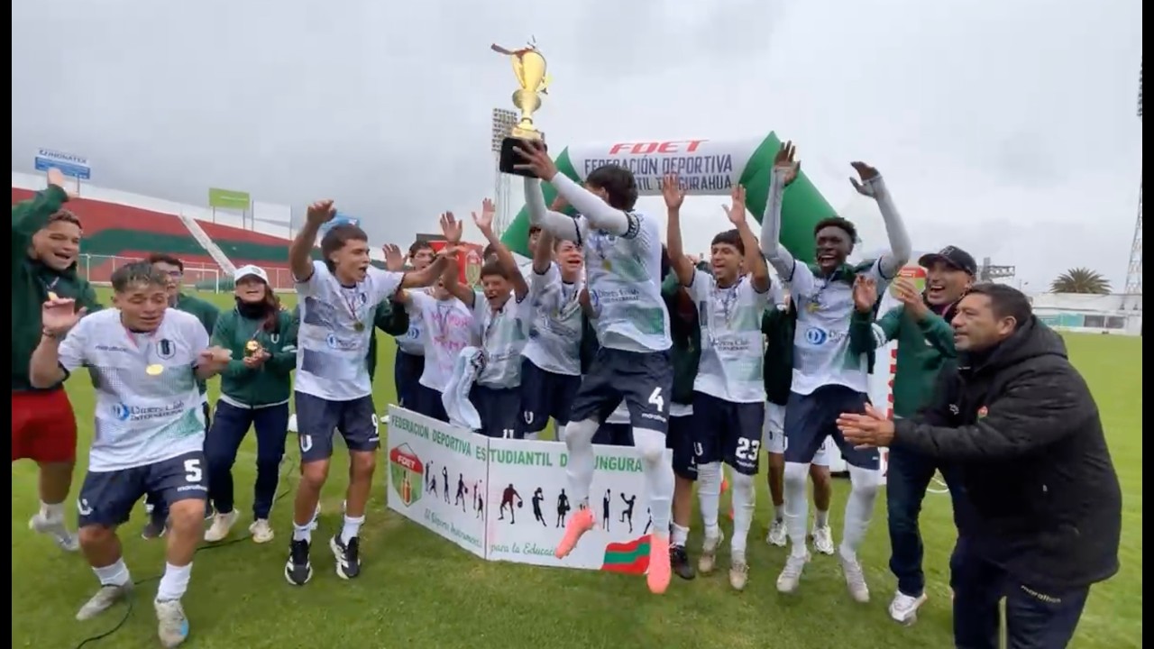 Ambato | Unidad Educativa CEBI se consagra campeona del Intercolegial de Tungurahua 2026