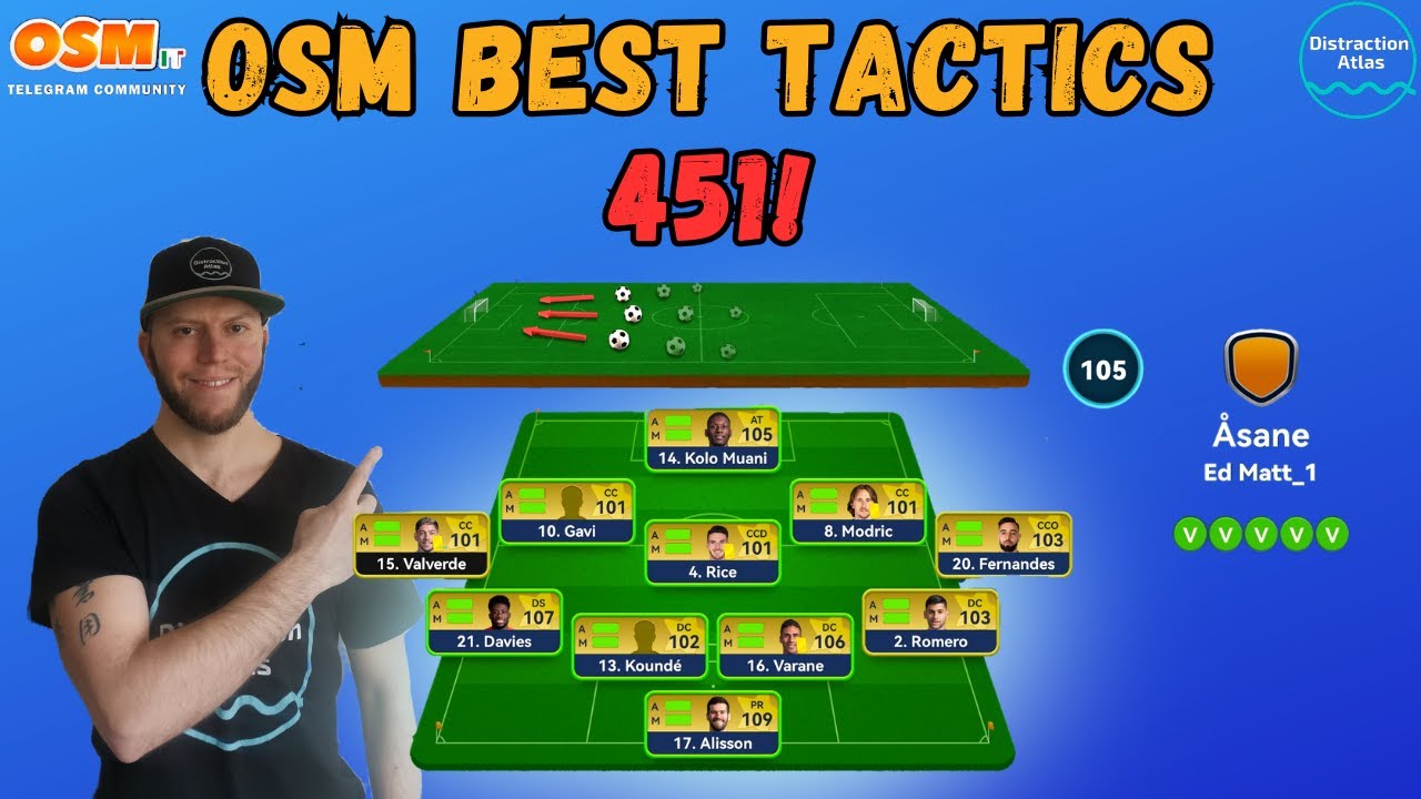 OSM 23/24: Online Soccer Manager 451 BEST TACTICS!