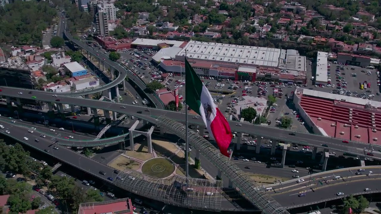 CDMX-SAN JERONIMO Aerial Stock - Free Dron Mexico No Copyright Idcode: 01020322