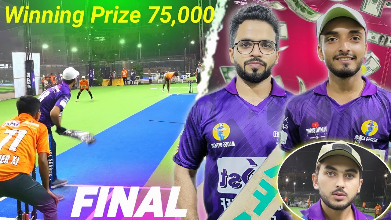Another Amazing Game Of Cricket 🔥 Youtubers Flood Relief Cup Final | Winning Prize 75,000 😍