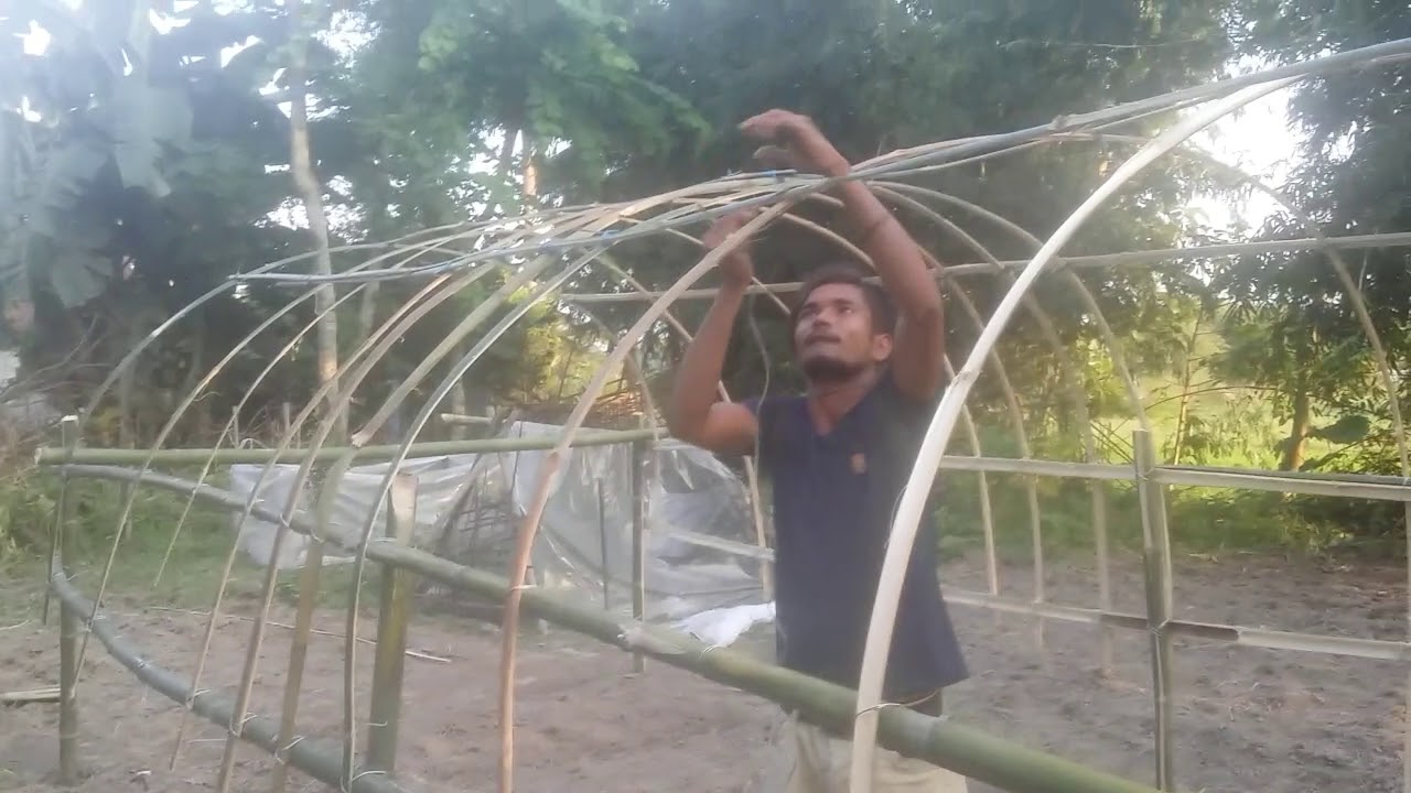 Low cost Garden Tunnel for growing Vegetables in Nepal