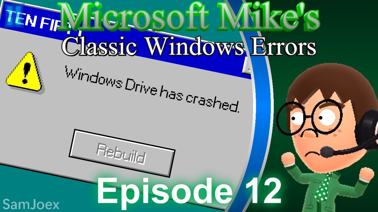 Microsoft Mike's Classic Windows Errors (Ep. 12): Food-based Frustration & Fourth Wall Obliteration