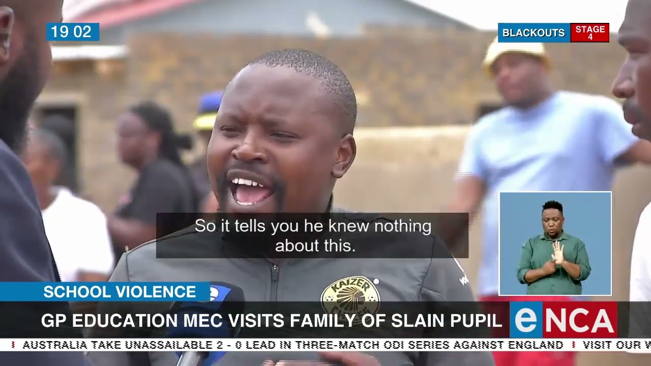 GP Education MEC visits family of slain pupil