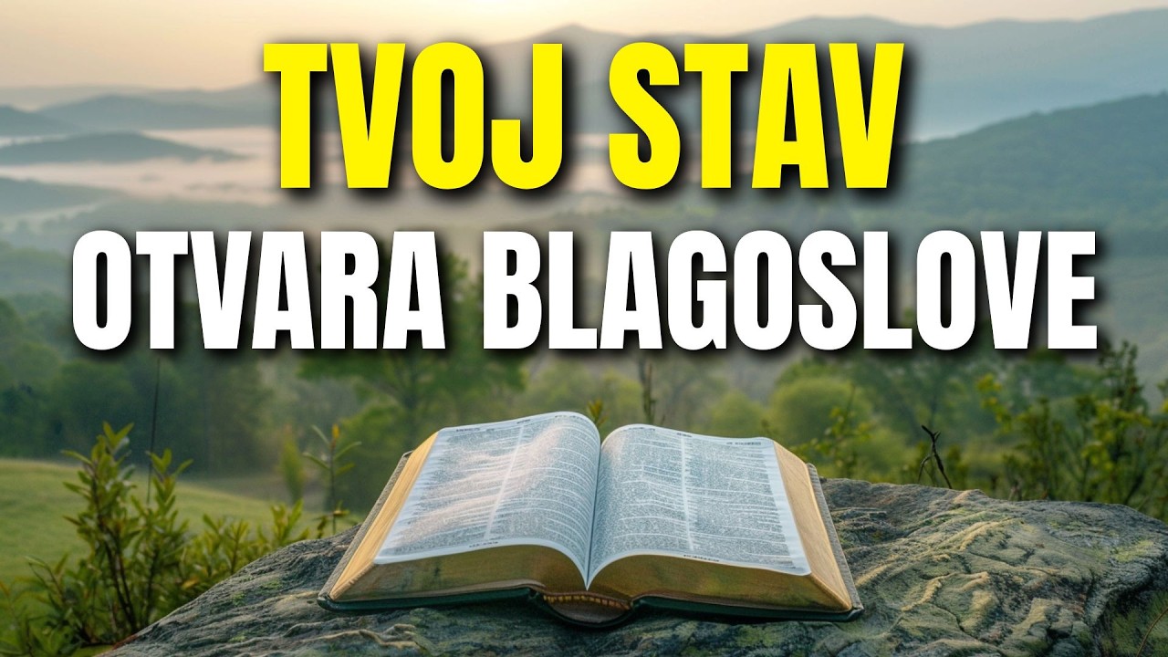 Postoje blagoslovi koji čekaju tvoj stav pred Bogom | Jutarnja molitva