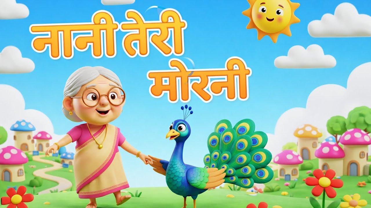 नानी तेरी मोरनी – Nani Teri Morni | Cartoon Kids Rhymes | Hindi Rhymes for Kids