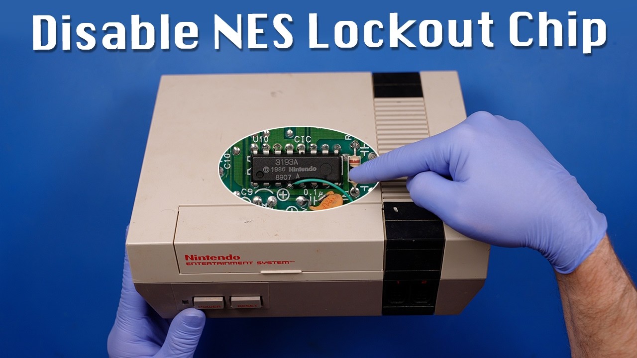 How to Disable your NES Lockout Chip