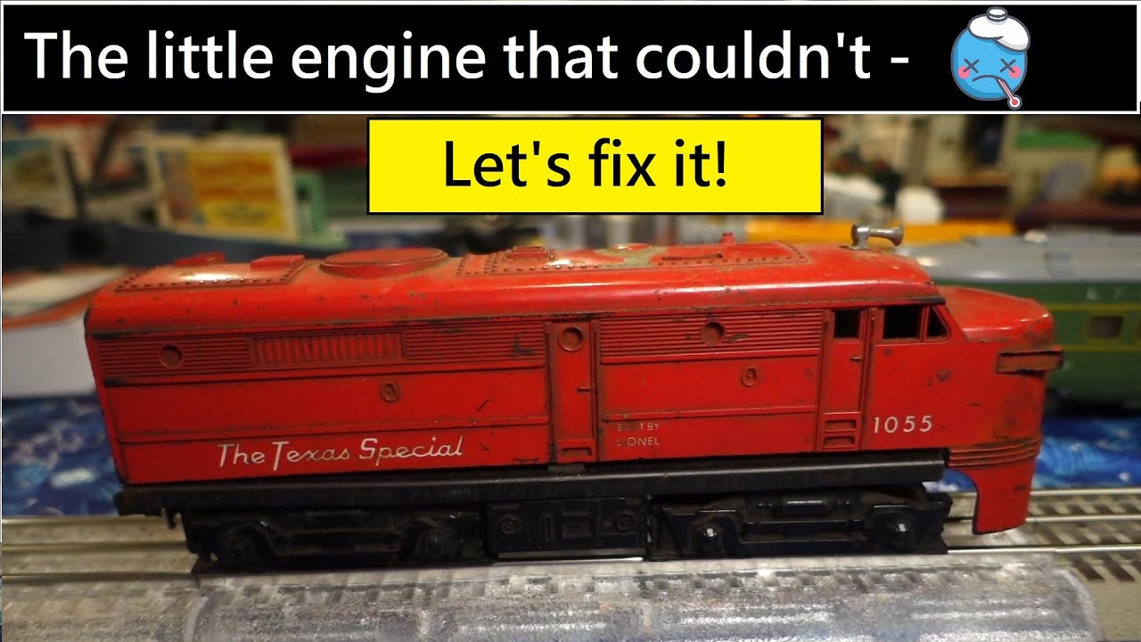 1960 Lionel 1055 Alco FA diesel - This version is their worst performing Alco - let's rebuild it