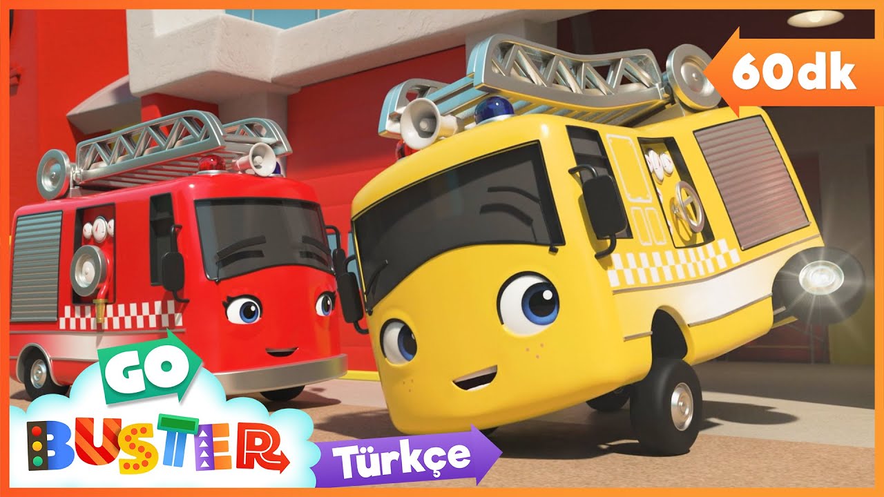 Kahraman İtfaiye Kamyonu Buster 🚒 | Go Buster Türkçe - Çocuk Çizgi Filmleri