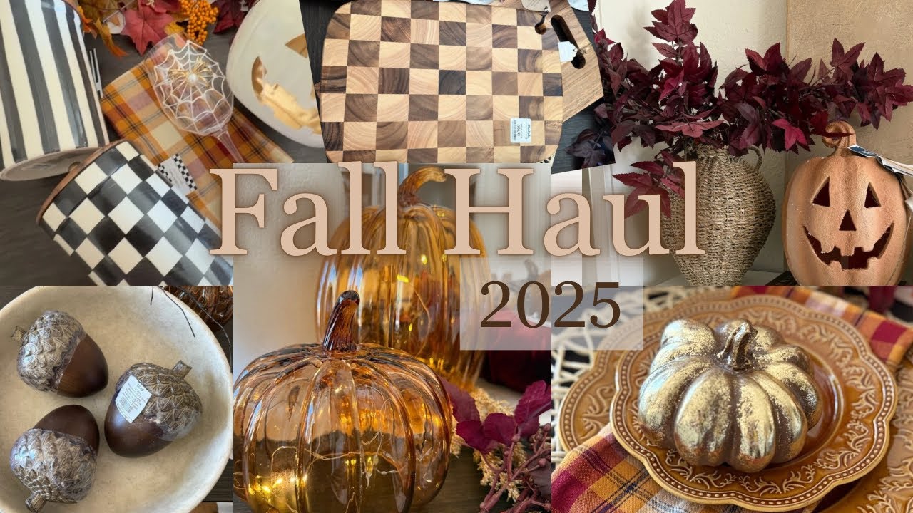 2025 New Fall Haul Hobby Lobby, Home Goods, Target and Thrift finds too! Classic Moody Fall decor 