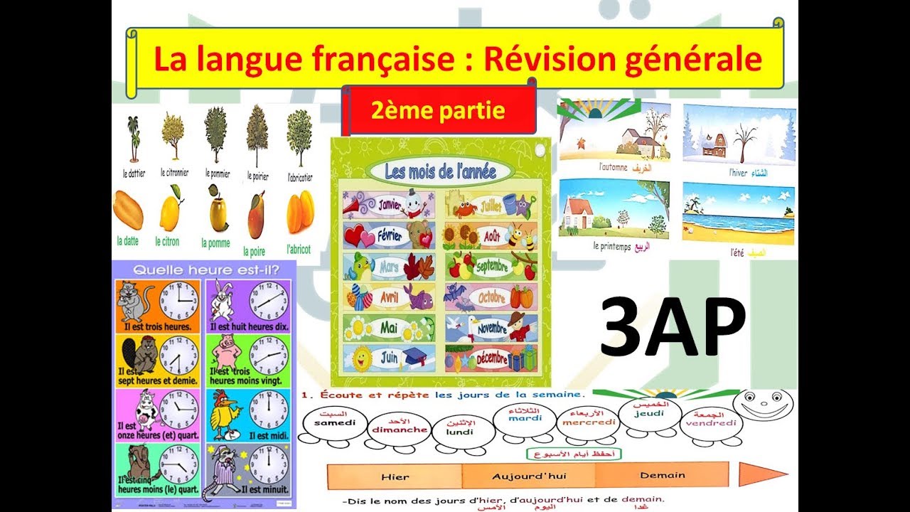 La langue française 3AP 3trim révision générale partie2