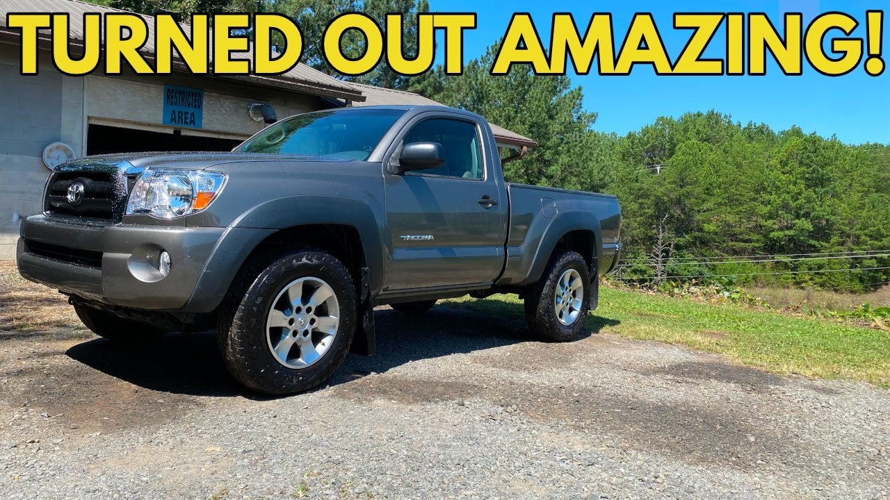 Мы восстановили эту маленькую Toyota Tacoma второго поколения. Полная разбивка цен.