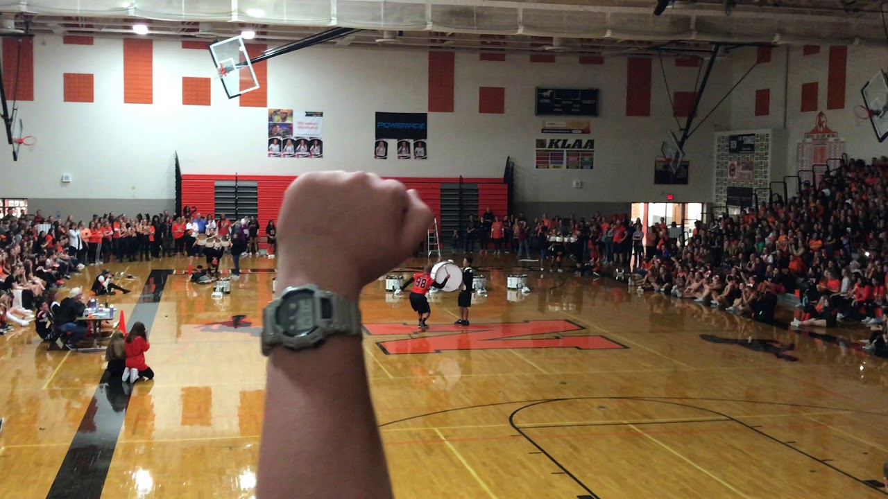 NHS Drumline - Pep Rally 2018