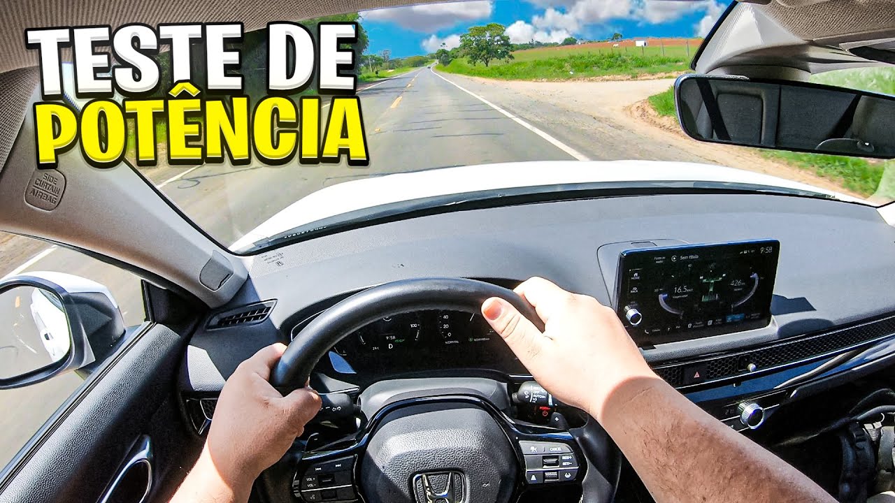 ACELEREI O NOVO CIVIC HÍBRIDO! ELE É FORTE MESMO ?