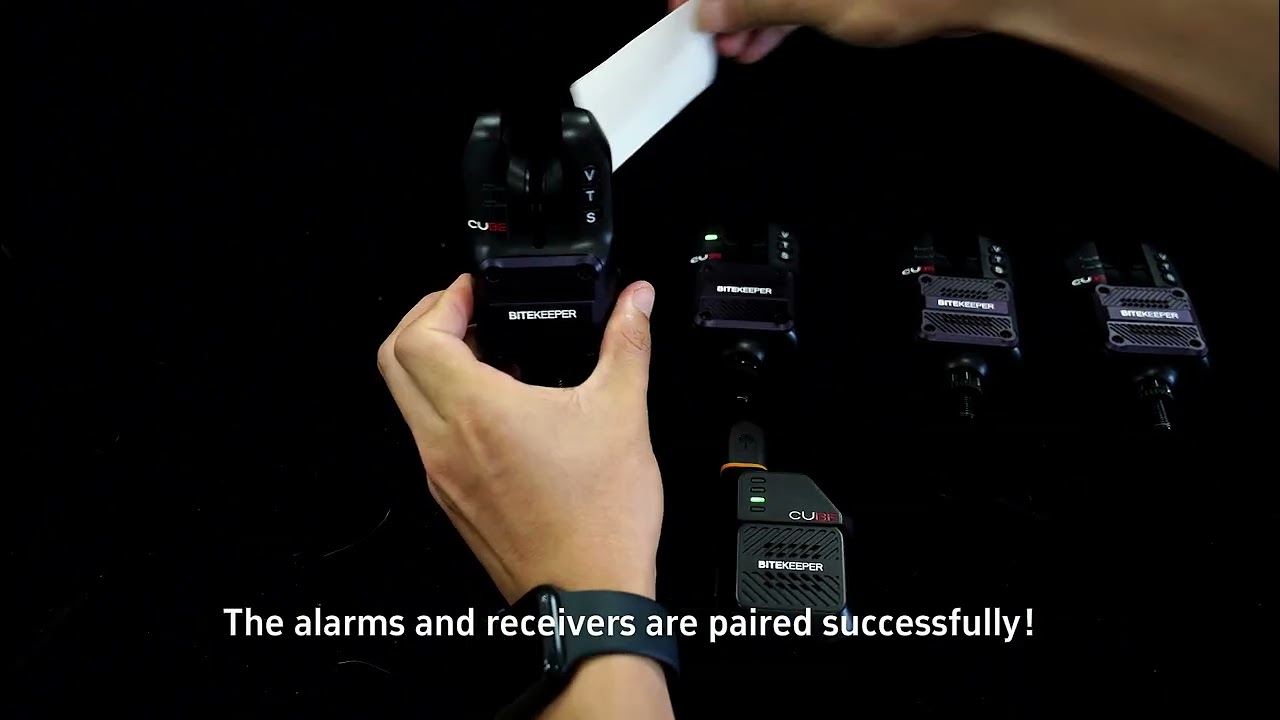 How to pair or unpair the alarms with the receiver? | BiteKeeper Cube