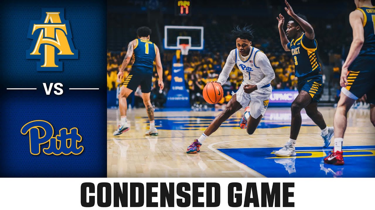 NC A&T vs. Pitt Condensed Game | 2023-24 ACC Men’s Basketball