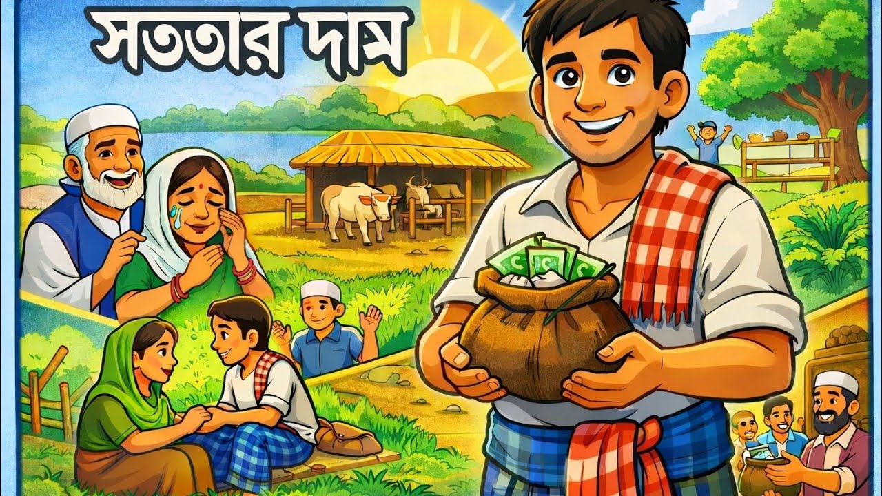 সততার দাম”|| Bangla Emotional Fantasy  Story || Golpo Motion
